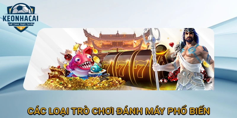 Các loại trò chơi đánh máy phổ biến